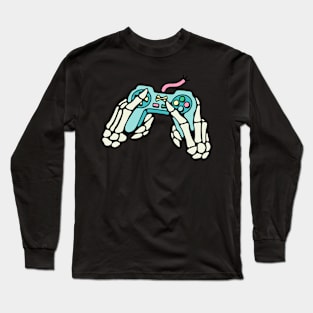 Skeleton gamer Long Sleeve T-Shirt